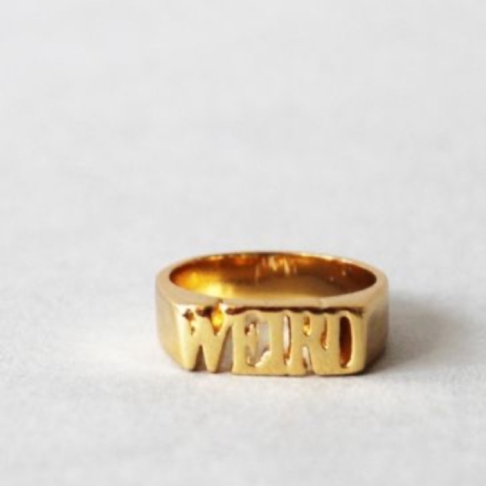Lazy Oaf “Weird” ring
